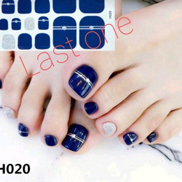 Other - Blue Nail Wraps 3 for 15 or 10 for 25
